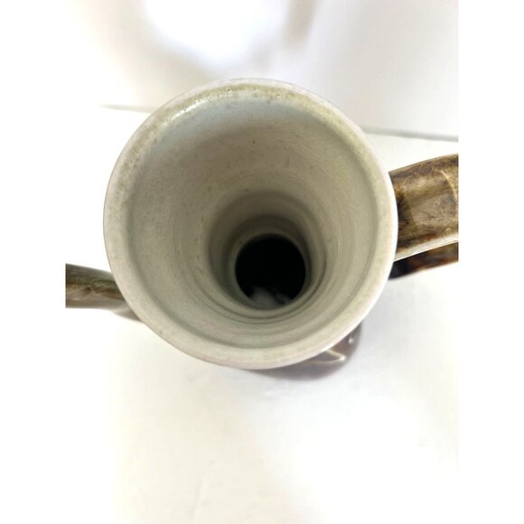 Vintage Alan Willoughboy Handmade Ceramic Coffee Carafe Set Tray & 3 Cups - Picture 11 of 16